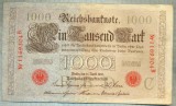 A1011 BANCNOTA-GERMANIA-1000 MARK -ANUL 1910 -SERIA 1169304-starea care se vede