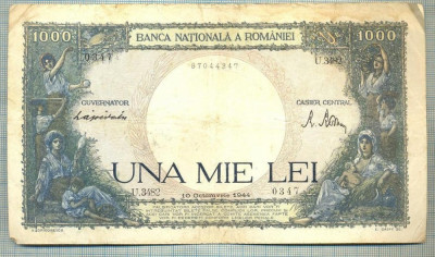 A1032 BANCNOTA-ROMANIA-1000 LEI-10 OCTOMVRIE 1944-SERIA 3482-starea care se vede foto