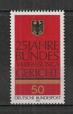 Germania.1976 25 ani Curtea Constitutionala Federala SG.345 foto