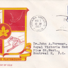 FDC Canada 1957 - Recreere in toate anotimpurile
