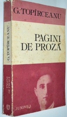 G. Toparceanu - pagini de proza 1985 foto