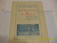 program Romania - Suedia foto