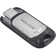 Stick USB Type C Sandisk Ultra 128 GB Argintiu foto