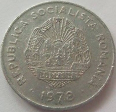 Moneda 5 Lei - RS ROMANIA, anul 1978 *cod 3473 Allu-vF foto