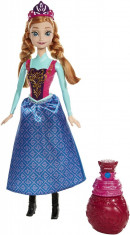 Papusa Anna Frozen Disney cu rochita care i se schimba culoarea - OKAZIE foto