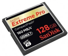 Card Compact Flash SanDisk Extreme PRO 128GB UDMA-7 foto