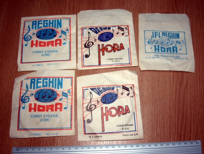 LOT 5 CORZI / COARDA VIOARA / CHITARA VINTAGE - HORA REGHIN