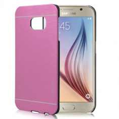 Husa pelicula aluminiu cu plastic motomo Samsung Galaxy S7 + folie ecran