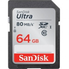 SanDisk SDXC Ultra 64GB 80Mb UHS-I U1Class 10 foto