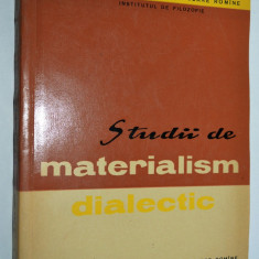 Studii de materialism dialectic - 1960