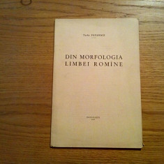 DIN MORFOLOGIA LIMBEI ROMINE - Tache Papahagi - 1937, 22 p.