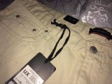 Pantaloni Pierre Cardin de culoarecrem-bej NOU, eticheta, marime 40 R, Bumbac, Crem