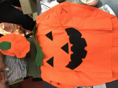 Costum Halloween Dovleac orange pentru copii 3-4 ani , o singura marime foto