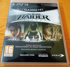 Joc Tomb Raider Trilogy, PS3, original, alte sute de jocuri! foto