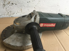 Polizor,flex METABO W21-230 + panza beton foto