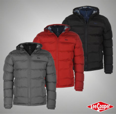 Nou! Geaca dubla Barbati Lee Cooper Bomber originala - marimea S M L XL XXL XXXL foto