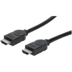 Manhattan - cablu monitor HDMI/ HDMI 1.4 Ethernet 10m, negru, contacte nichelate foto
