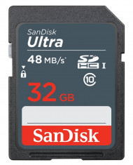 Card SDHC SanDisk Ultra 32GB 48Mb Class 10 foto