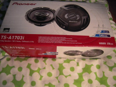 Boxe auto PIONEER TS-A1703i, cu 3 cai, 50W nominal, 240W muzical, 17 cm, NOI foto