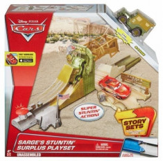 Pista cu Lansator Sarge&amp;#039;s Stuntin&amp;#039; Surplus Playset Story Set foto