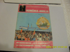 program Romania - Anglia foto