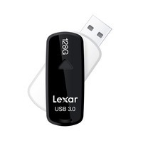 Stick USB 3.0 Lexar JumpDrive S35 128GB Alb - Negru foto