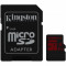 Kingston 32GB microSDHC UHS-I Class U3 90MB/s citire 80MB/s scriere + Adaptor SD