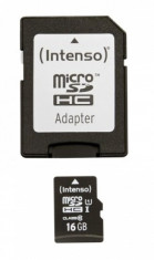 Card microSDHC Intenso 16GB Premium Class 10 UHS-I foto