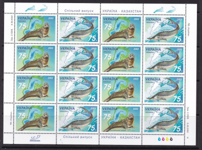 Ucraina 2002 fauna marina MI 530-531 kleib. MNH w38 foto