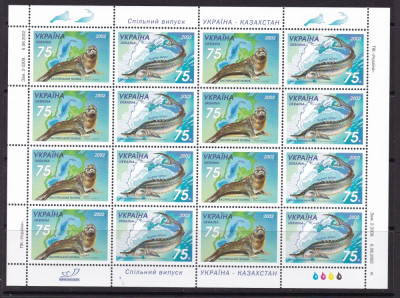 Ucraina 2002 fauna marina MI 530-531 kleib. MNH w38 foto