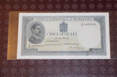 Bancnota 500 lei 1936 aUNC+++ foto