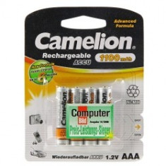 Camelion Ni-MH 1100mAh - acumulatori R3 (AAA) 4 buc foto