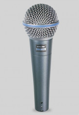 Microfon Shure Beta 58A profesional cu fir pentru concerte foto