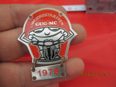 limfjordstraenffen GUG-MC-1978- emblema-Medalie foto