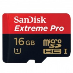 Sandisk MicroSD 16GB SDHC Extreme Pro, UHS-I, 95MB/s - BULK125003348 foto