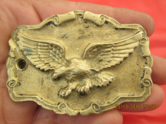 pafta veche-Eagle,Made in the Usa,copyright 1983,serial number od 1243 foto