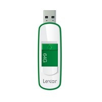 Stick USB 3.0 Lexar JumpDrive S75 64GB Alb - Verde foto