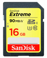 2x Card SDHC Sandisk 16GB Extreme U3 Class 10 foto