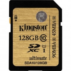 Kingston SDHC Ultimate 128GB Class 10 UHS-I 90MB/s read 45MB/s write Flash Card foto