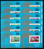 Comore 1976, Mi #298-303 = Bl 45-50 DELUXE A+B, Posta ONU 25, MNH, cota 100 &euro; !, Nestampilat