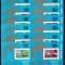 Comore 1976, Mi #298-303 = Bl 45-50 DELUXE A+B, Posta ONU 25, MNH, cota 100 &euro; !