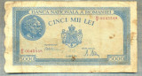 A1080 BANCNOTA-ROMANIA-5000 LEI-20 MARTIE 1945-SERIA0643548-starea care se vede