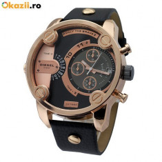 CEAS BARBATESC DIESEL ONLY THE BRAVE TIMEZONE DZ-7268 OVERSIZE GOLD - MODEL 2016 foto