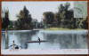Bucuresti , Lacul Cismigiu , circulata , 1901 la Roma, Printata