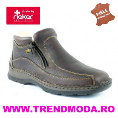 Ghete barbati piele naturala RIEKER 05370-26 maron (Marime: 40) foto