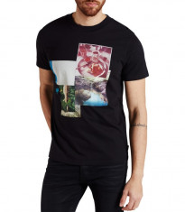 Tricou slim fit - Jack &amp;amp; Jones - art. 12103269 negru foto