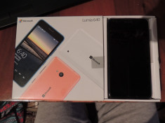 Microsoft Lumia 640 LTE dual sim 4g in garantie + folie sticla si husa silicon foto