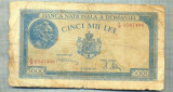 A1079 BANCNOTA-ROMANIA-5000 LEI-20DECEMVRIE1945-SERIA0367405-starea care se vede