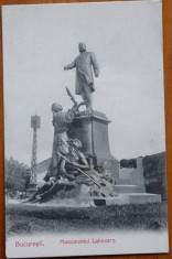 Bucuresti , Monumentul Lahovary , inceput de sec. 20 , necirculata foto