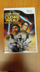 Joc Wii Star Wars the Clone Wars Rebublic Hearos (AM) foto